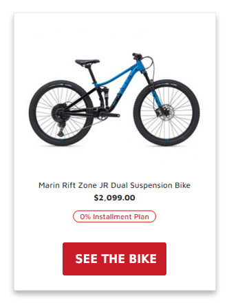Marin Rift Zone JR Dual Suspension Bike