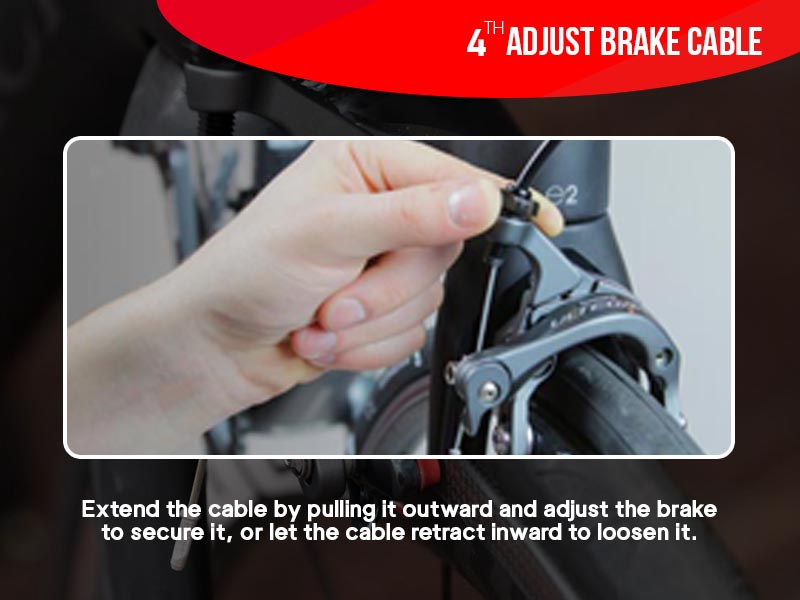 Step 4: Pull or Release the Brake Cable