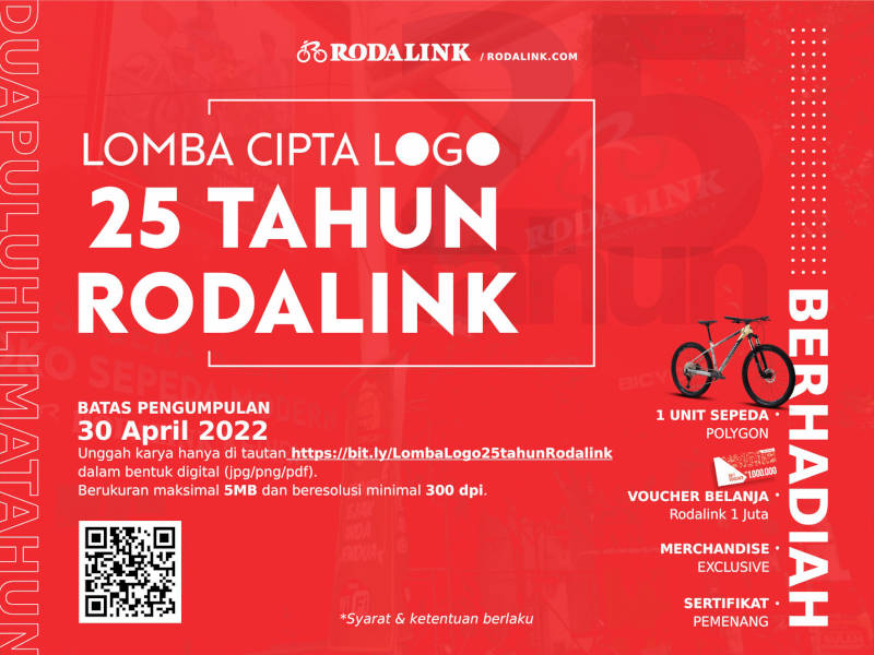 Lomba Cipta Logo - 25 Tahun Rodalink
