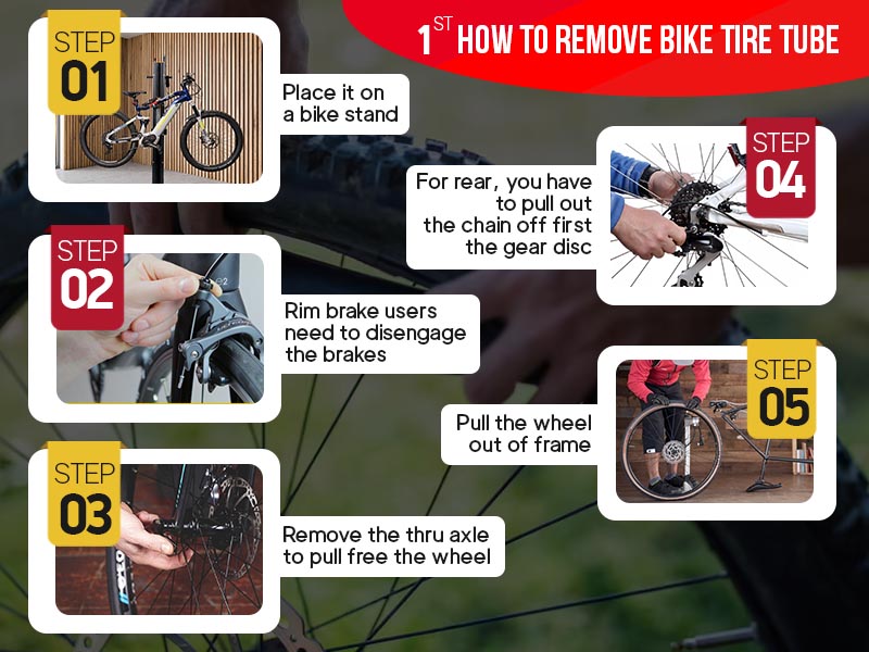 1. How to Remove Bike Tire Tube