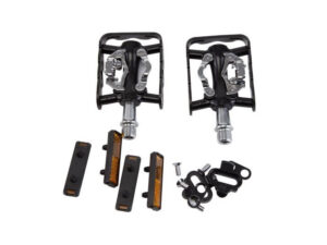 Hybrid bike pedals deals and shoes