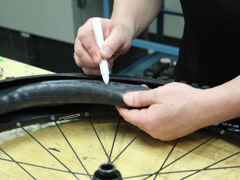 patching bike tire