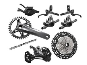 Mountain bike best sale components hierarchy