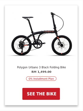 Polygon Urbano 3 Black Folding Bike