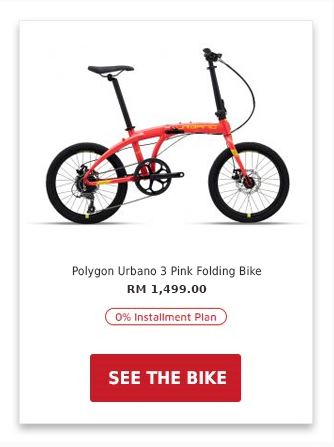 Polygon Urbano 3 Pink Folding Bike