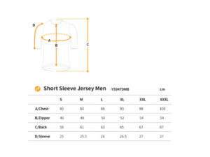 Cycling Jersey Chart