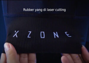 rubber yang di laser cutting