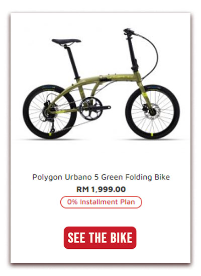 Polygon Urbano 5 Green Folding Bike