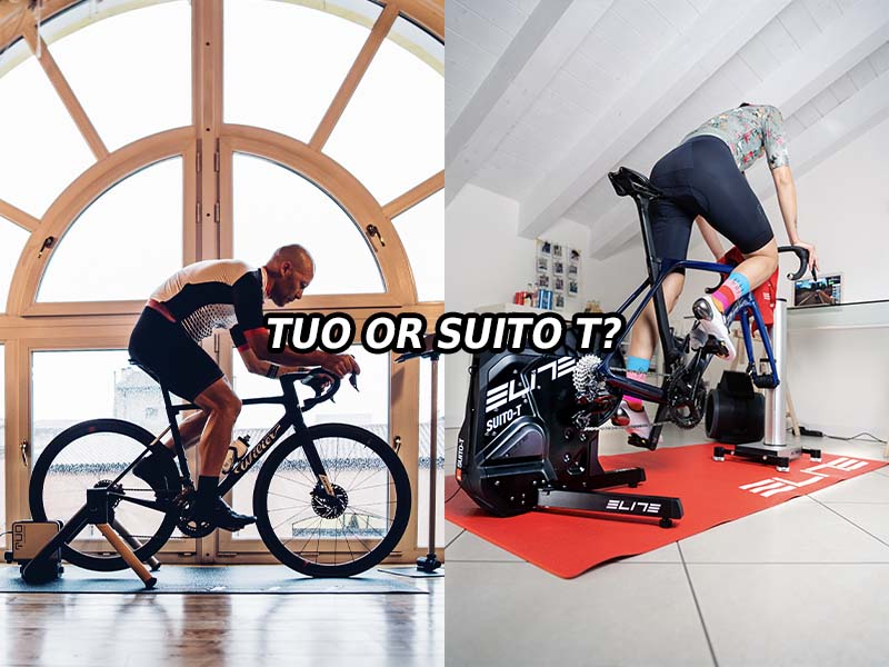 Elite Tou and Suito T interactive indoor trainers