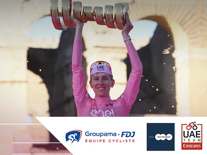 Tadej Pogačar wins the Giro d’Italia 2024 Championship