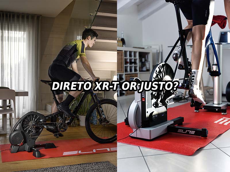 Elite Direto XR-T and Justo interactive bike trainer