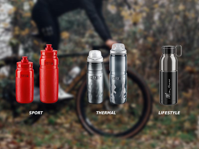 Elite bottle for cycling: Sport, Thermal, and Lifestyle