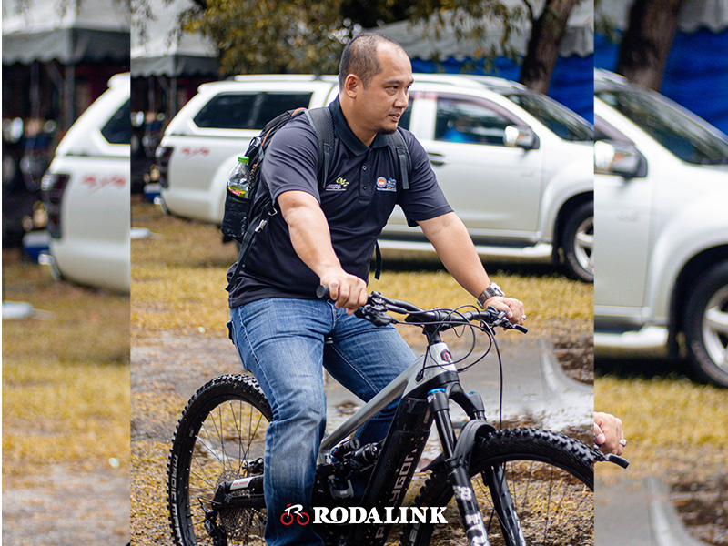 Rodalink allows the participants to try on the latest electric bicycles