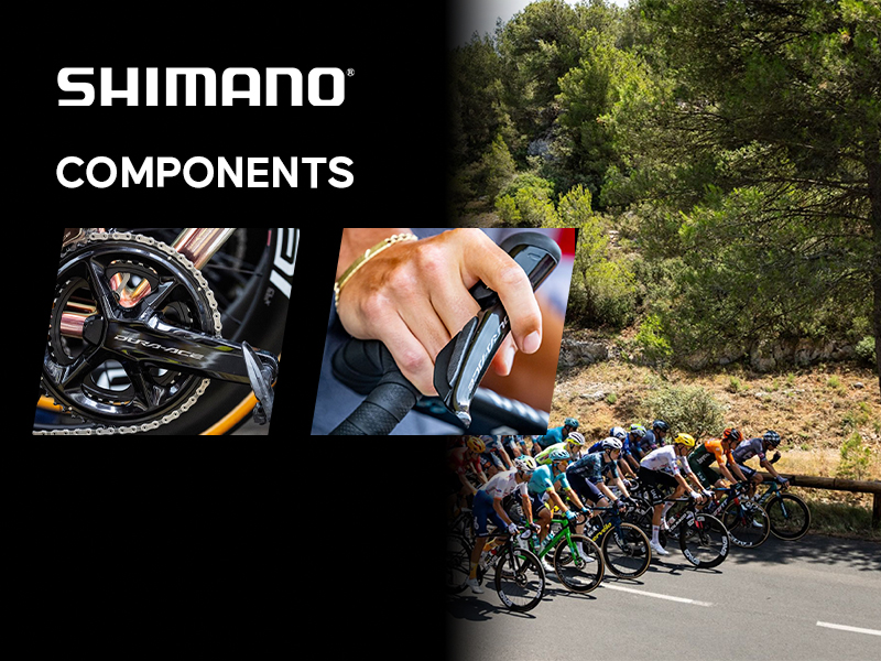 Tour de France: Shimano bike components