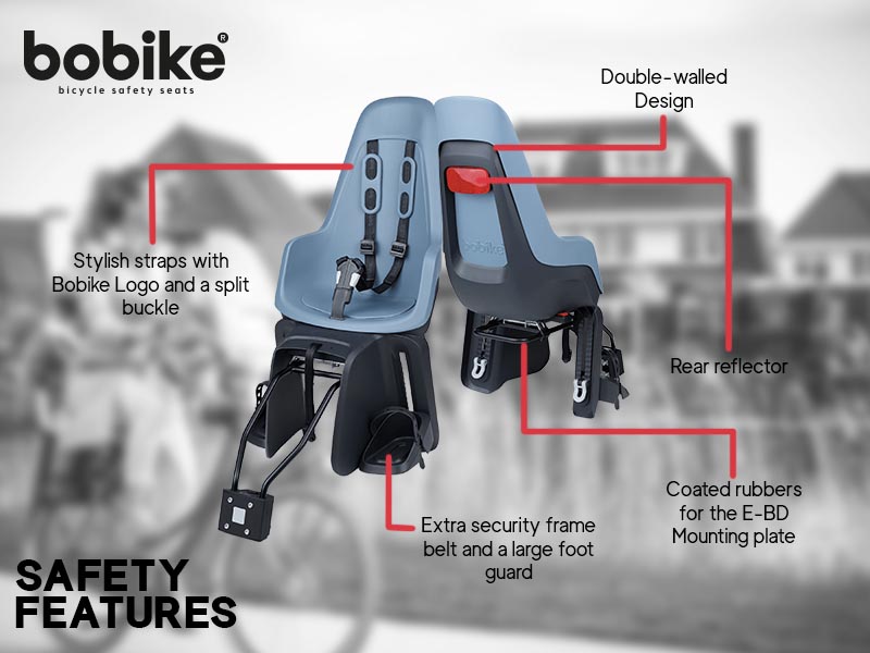 Bobike One Maxi 1P & E-BD safety features