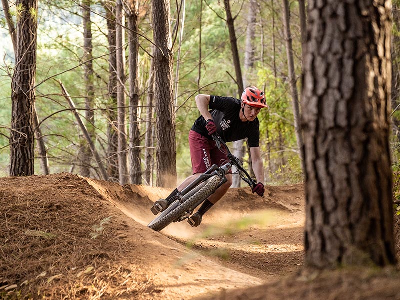 E-MTB easily conquers rough terrain