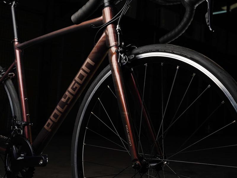 Polygon Strattos S3 road bike appearance