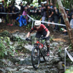 A Singapore Open Enduro 2025 Participant cruising on a rough trail