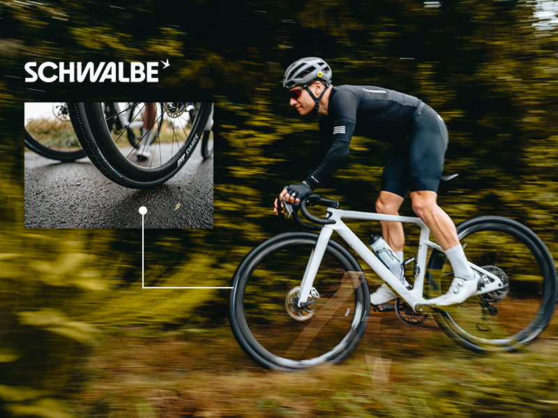 Schwalbe Gravel Tire on track