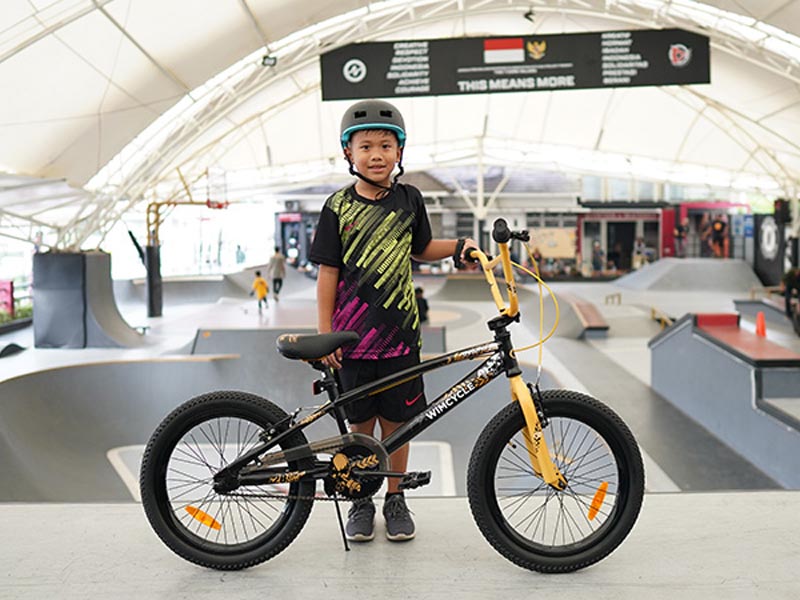 Menikmati keseruan belajar BMX dengan Wimcycle Thrasher 20