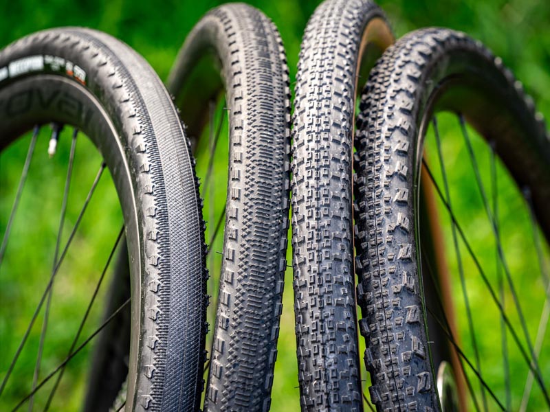 Comfortable gravel bike tires
