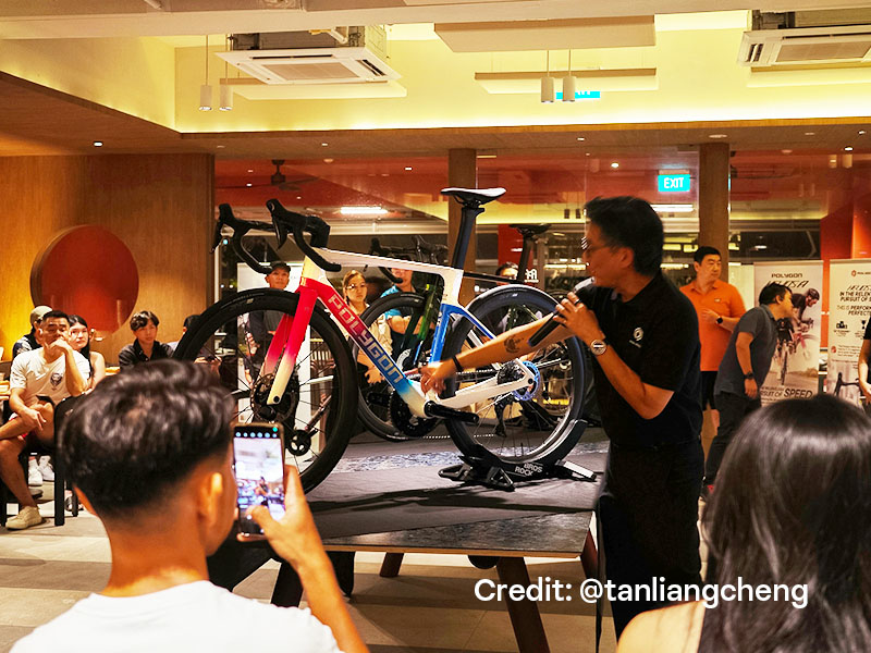 Road cyclists enthusiasm at the all-new Helios A road bike launching