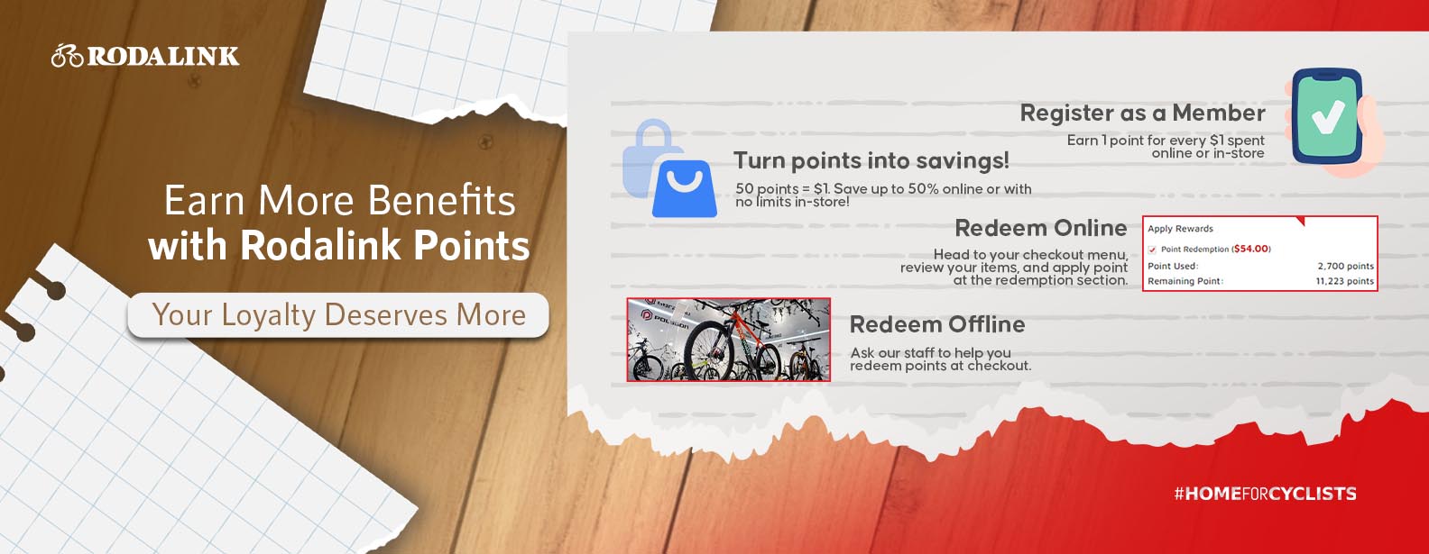 Benefit Member Rodalink