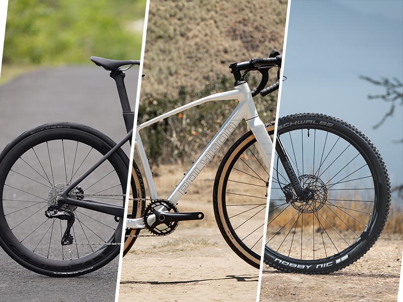 Gravel vs road vs MTB geometry