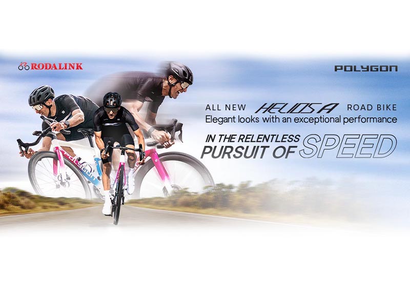 All New Polygon Helios A Road Bike