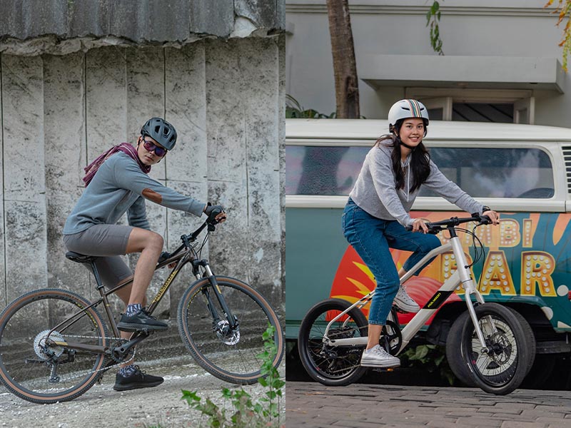 Comparison between hybrid bikes vs mini velo