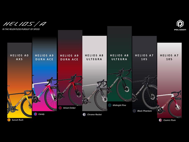 Polygon Helios A road bike series