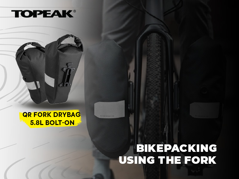 Topeak QR Fork drybag 5.8L saddle bag