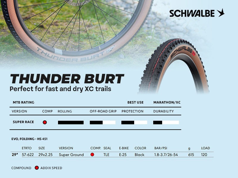 Schwalbe Thunder Burt tires