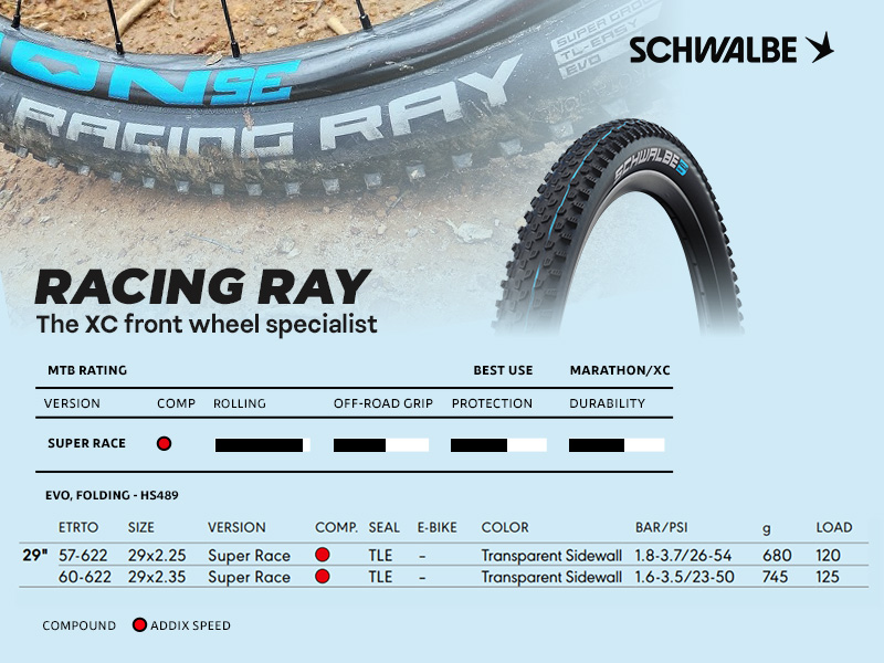 Schwalbe Racing Ray tires