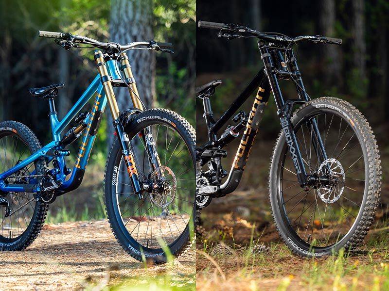 Collosus DH7 vs DH9 downhill mountain bike