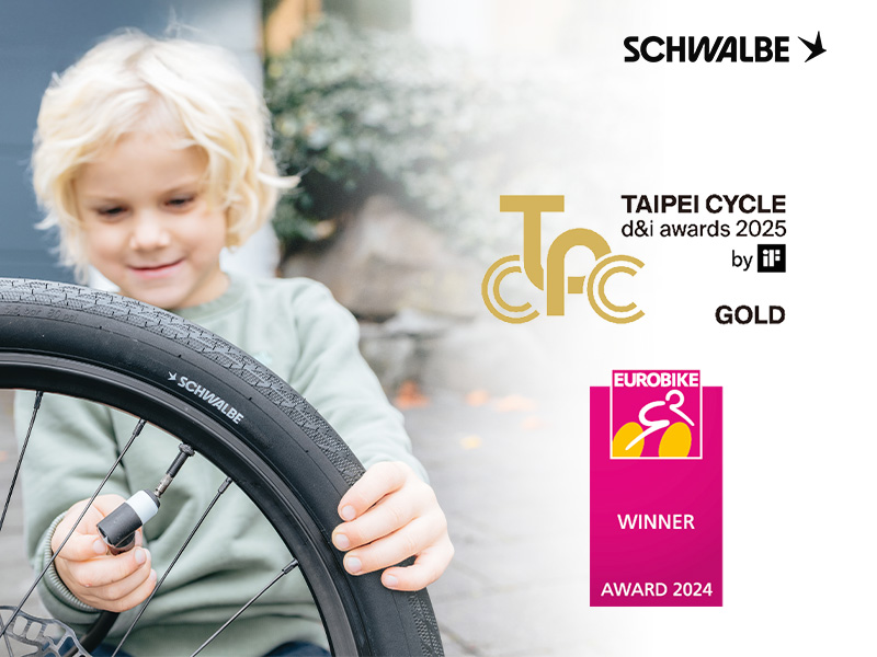 Schwalbe Clik Valve earned Taipei d&i awards 2025