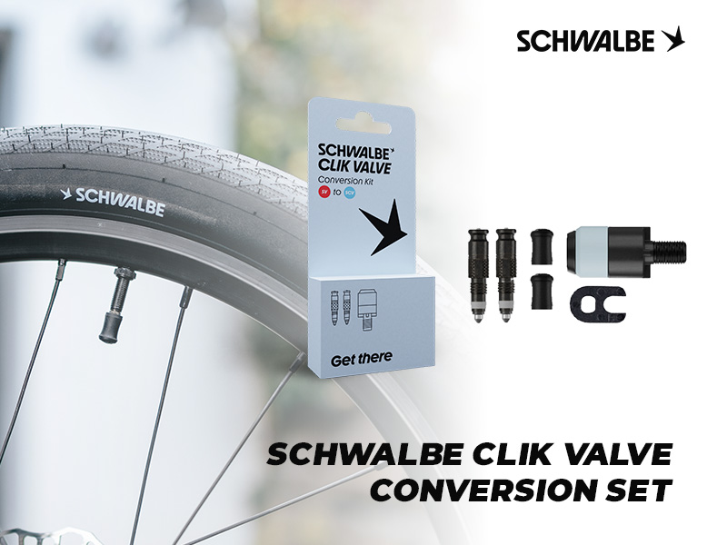 Schwalbe Clik Valve conversion set