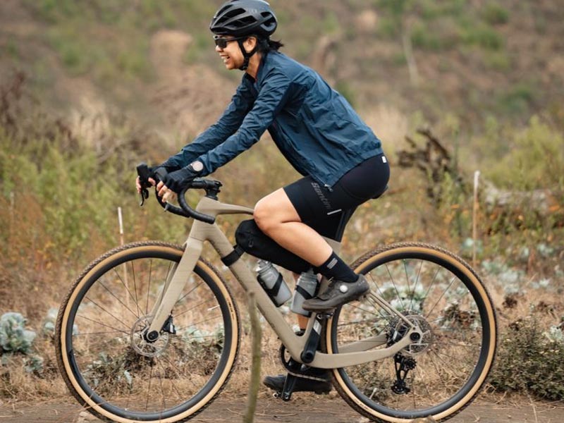 Polygon Tambora G7 gravel bike performance through muddy trail