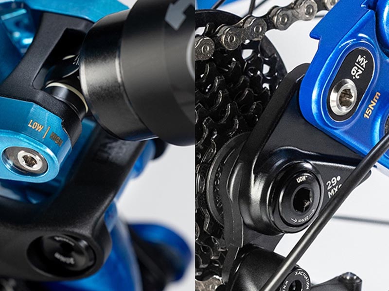 Polygon Collosus DH9 mountain bike flip-chip