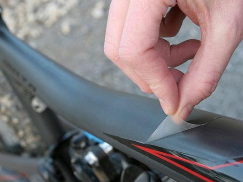 Freme protection tape helps prevent scratches