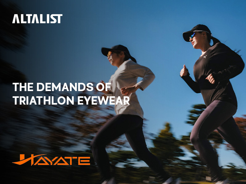 The demands of triathlon sunglasses