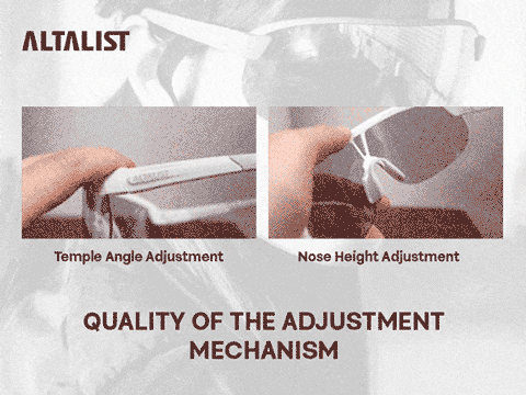 KISOU ATR Sunglasses adjustment mechanism KISOU ATR Sunglasses adjustment mechanism