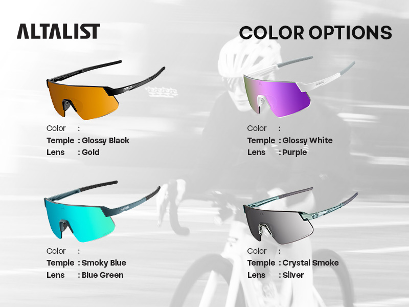 Altalist Hayate R2 Triathlon Photochromix lens detail