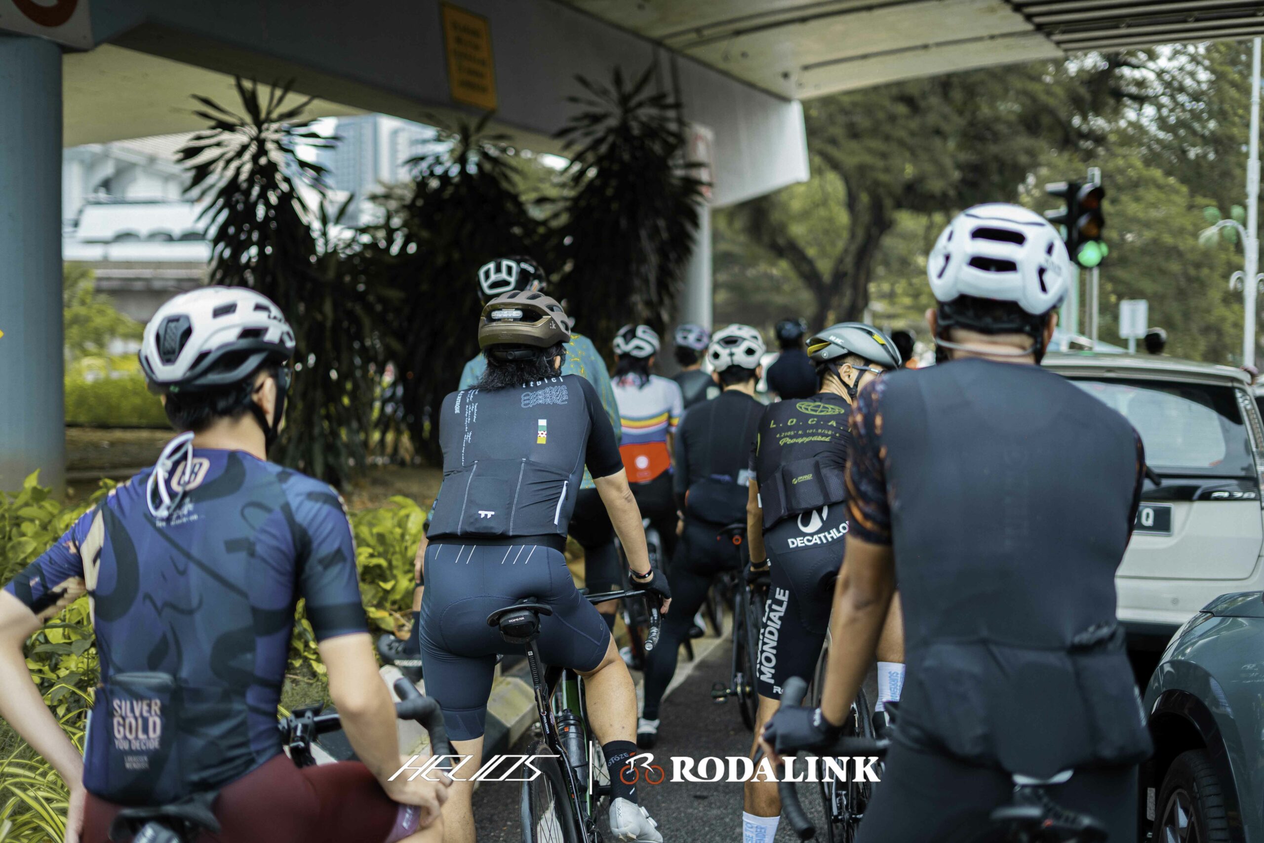 Getting ready to depart from the bicycle store