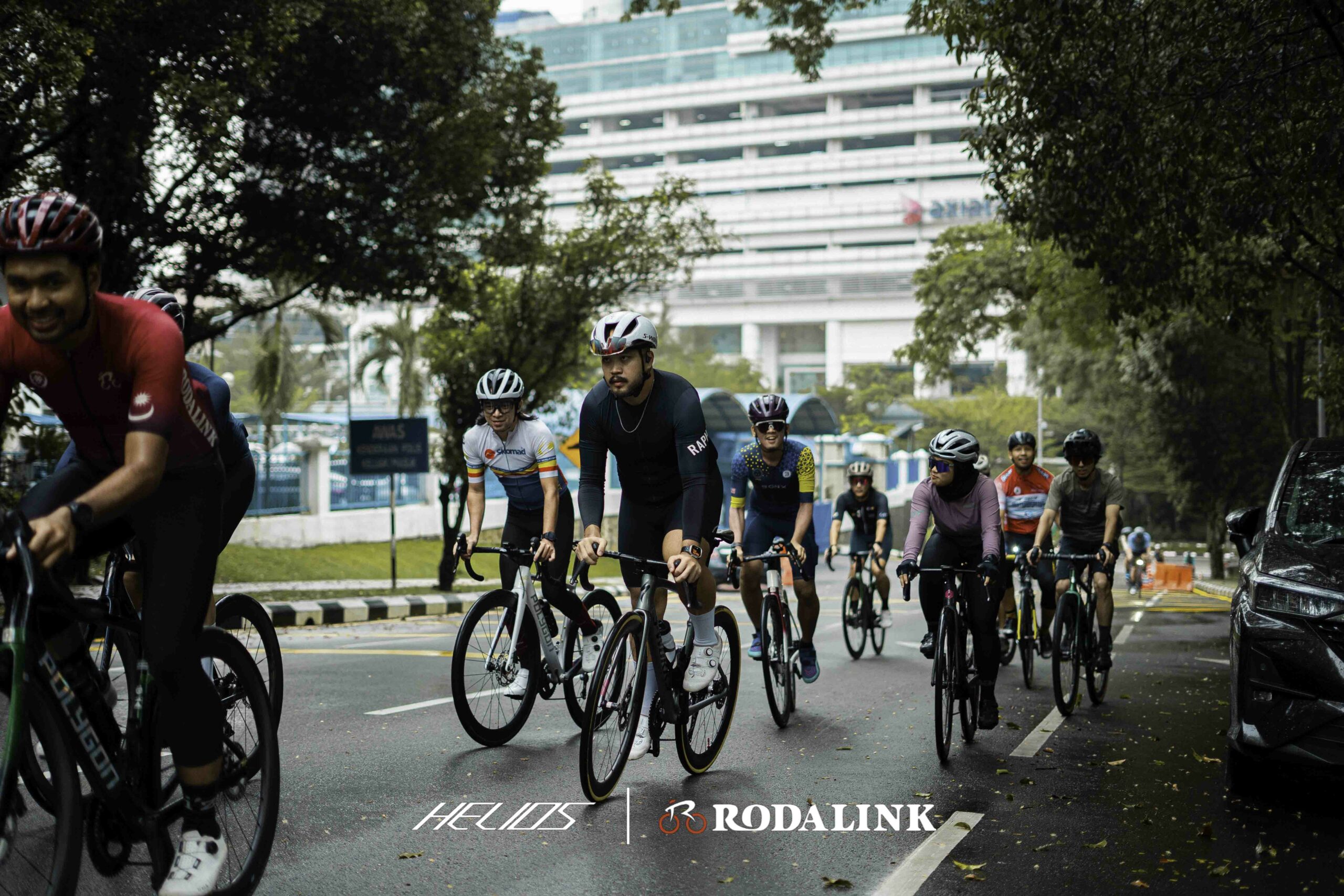 Pushing the Helios A road bike power