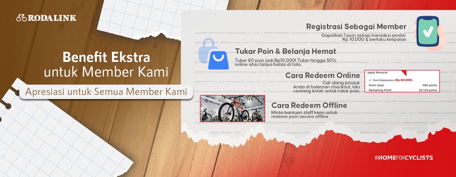 Benefit Ekstra untuk Member Kami