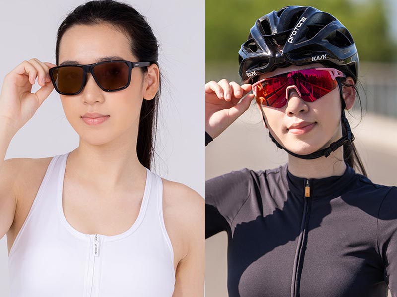 Penggunaan kacamata biasa & kacamata olahraga